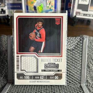 Scoot Henderson patch not game worn no.rts-sco